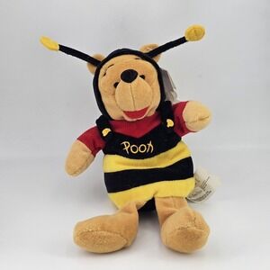 Winnie The Pooh Bear Bumble Bee  Cuddly Honey Disney Mousketoys Plush Animal